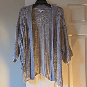 Women's New York & Company grey cardigan - size M